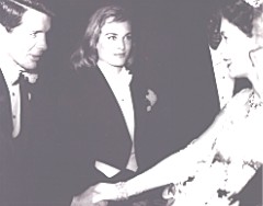 Bob being presented to Her Majesty, Queen Elizabeth II